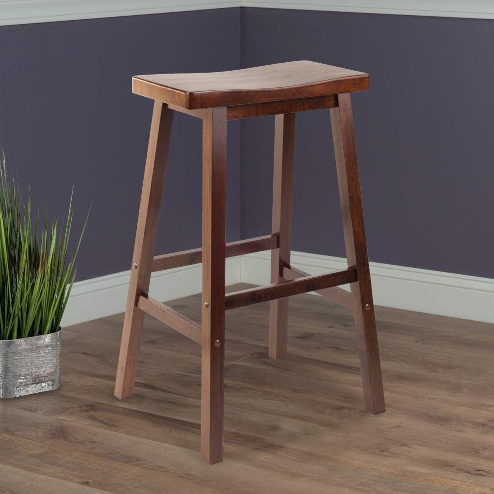 Satori Bar Stool, 29", Walnut