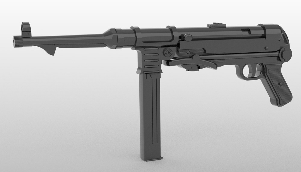 1/24 Scale Battleground MP-40 Submachine Gun SMG