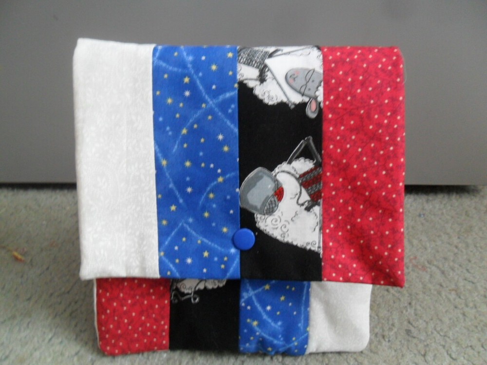 Handmade Cotton Fabric Sewing Quilting Organizer
