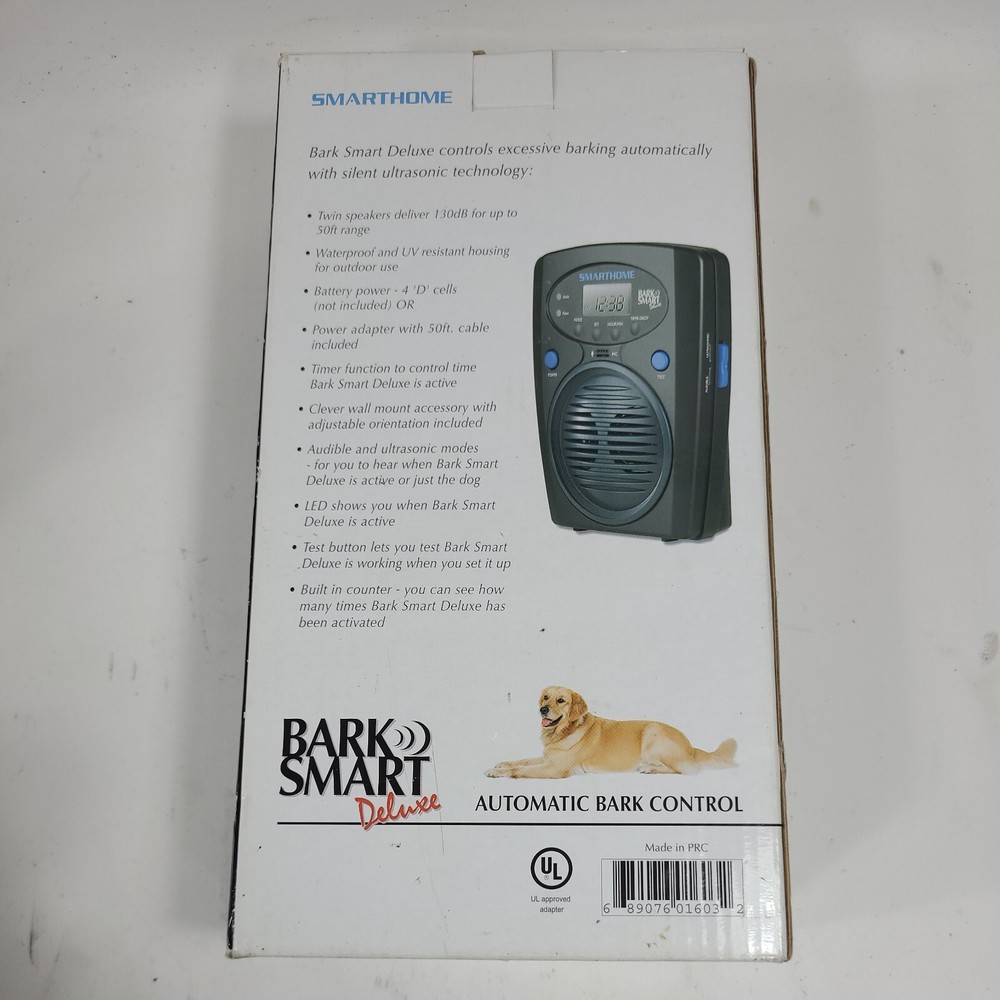 Bark Smart Deluxe by SmartHome. Automatic Bark Control. - New