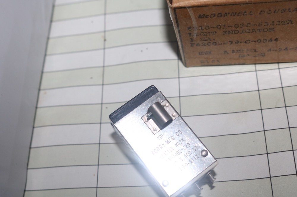 NOS McDonnell Douglas 2 button switch light assy OPN STDBY F-4 simulator ?