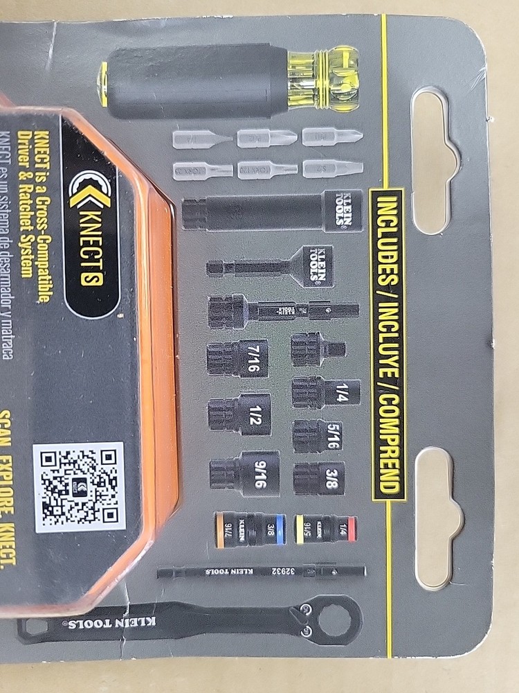 Klein Tools 65300KNECT 21-Piece SAE KNECT Starter Kit MODbox Compatible