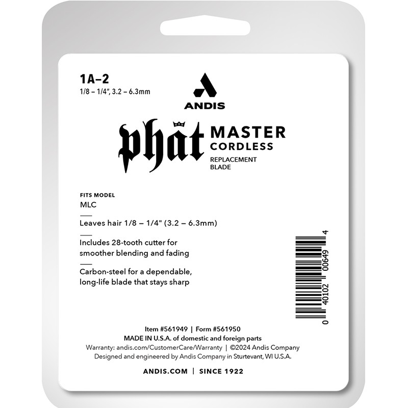 Andis Phat Master Blade for Cordless Clipper - 561949
