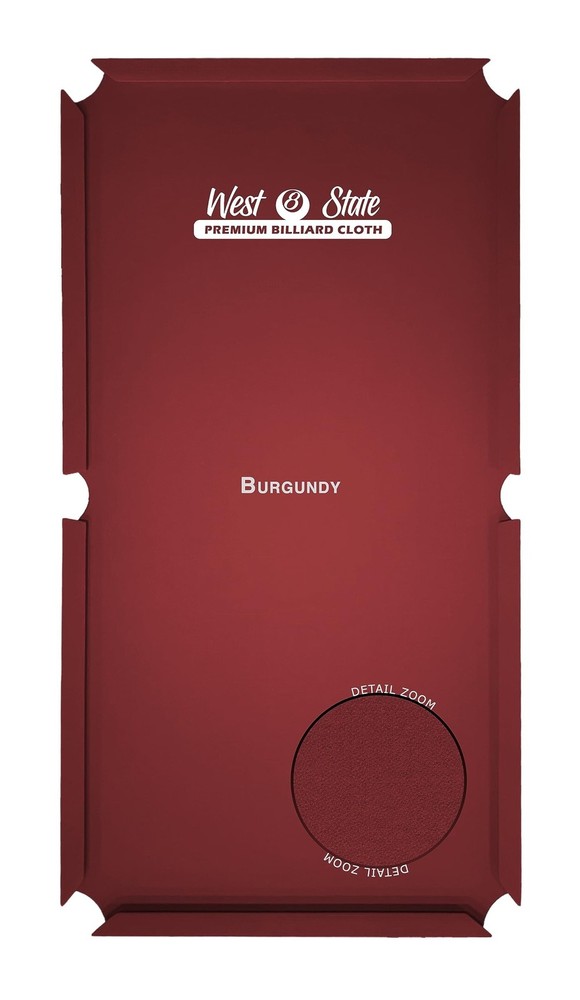 21 oz Pre-Cut Pool Table Felt Replacement Kit for Tables - Wool and Nylon Ble...