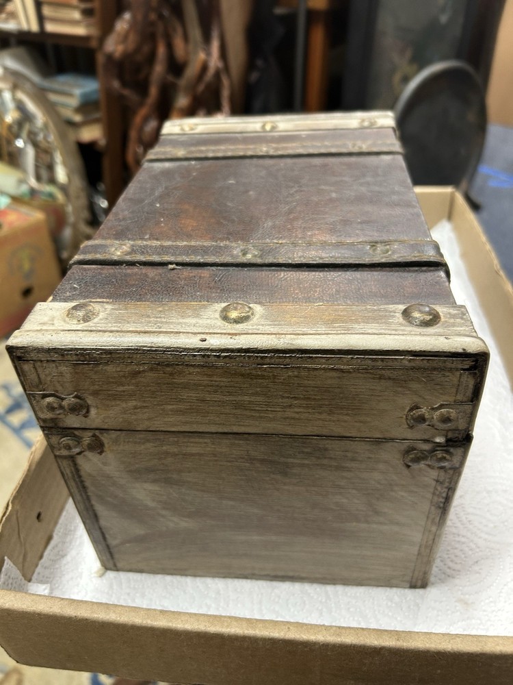 Small Childs Antique Trunk Chest