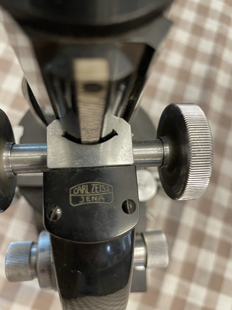 Vintage Carl Zeiss Jena Microscope, Nr. 278836