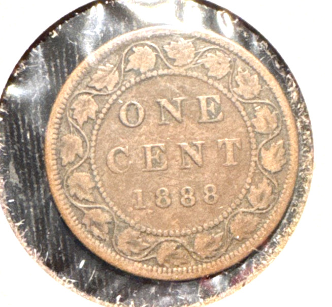 Canada 1888 large cent KM 7 F