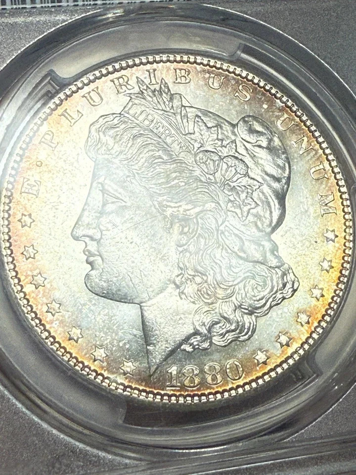 1880 S Morgan Silver Dollar PCGS MS-65