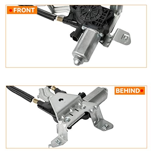 Rear Left Driver Side Power Window Regulator with Motor Rear Left (Driver) Side