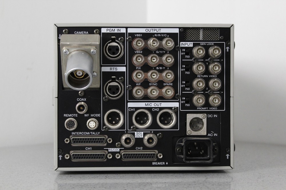 Sony CCU-TX7 SDI Triax Camera Control Unit Fully Tested