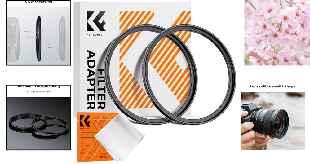 Lightweight Aluminum Step-Up Ring Adapter: Transform Your Lens Setup