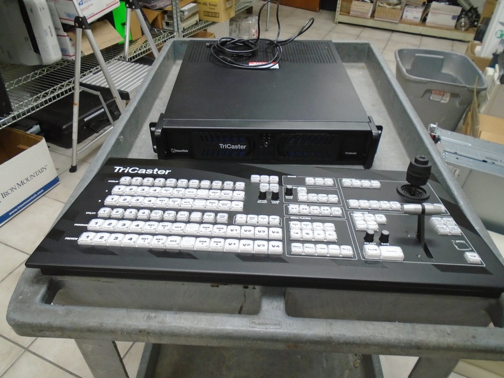 Newtek Tricaster TCXD 455 Switcher and TCXD455 CS controller