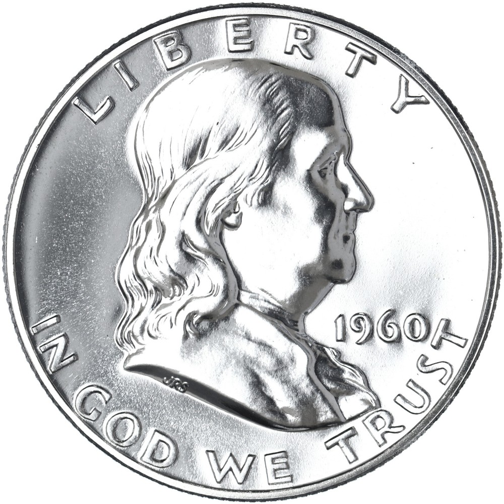 1960 (P) Franklin Half Dollar Gem Proof 90% Silver