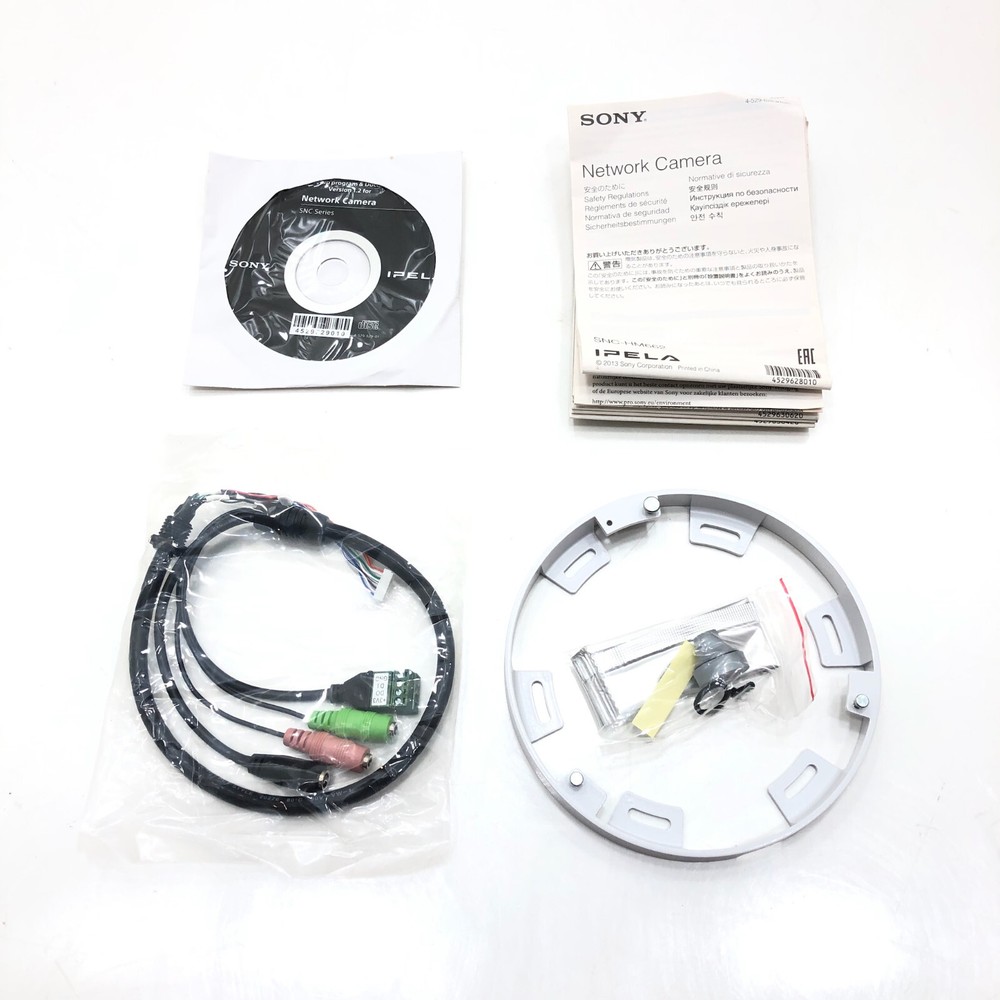 Sony SNC-HM662 IPELA 360 Hemispheric Panomorph Network Security Camera 5MP