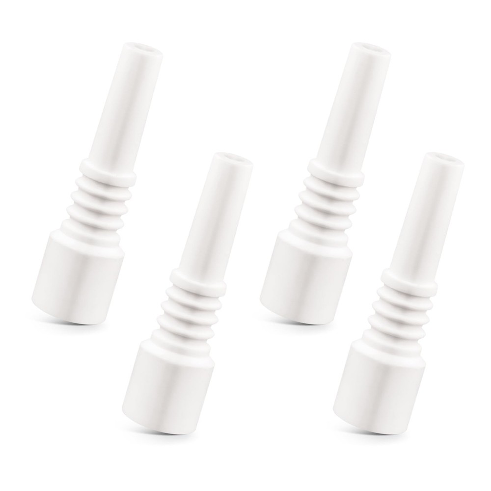Sand Blaster Ceramic Nozzles Replacement Sandblasting Tips, 10mm Nectar White