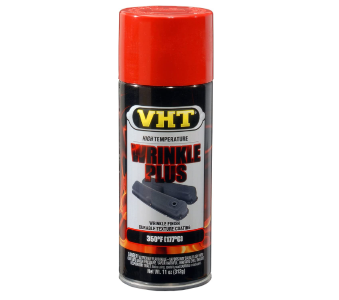 Valve Cover Wrinkle Red Coating Engine Enamel Headers Exhaust Spray Paint 2 Cans