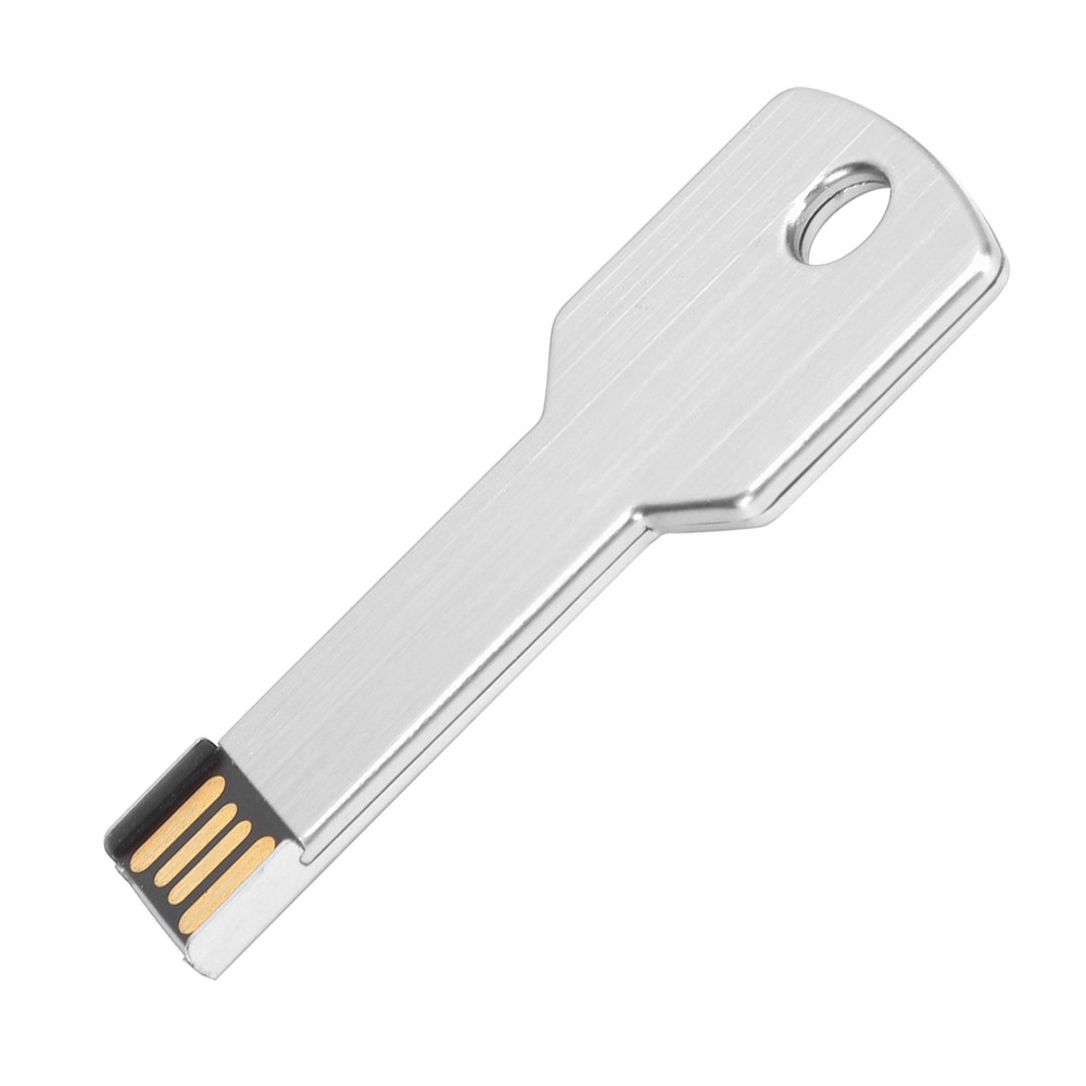 Cool Key Shape USB Flash Drive For Fast File Storage In Computer Silver