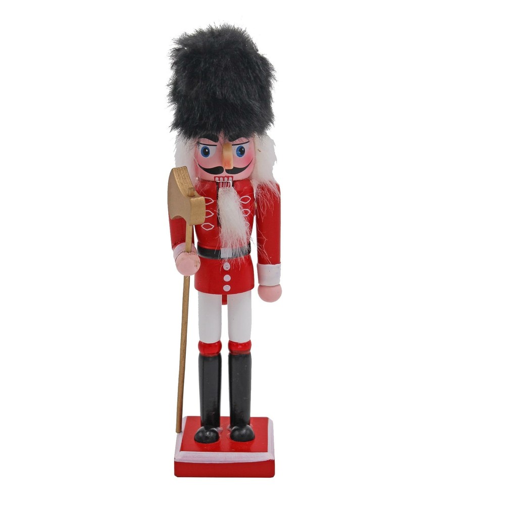 Christmas Nutcracker Style Figurines 20cm Decoration - Holding Axe