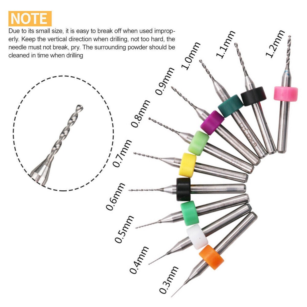 59 Pcs Precision Pin Vise Tools Mini Micro Hand Twist Drill Bits Set Rotary Kit