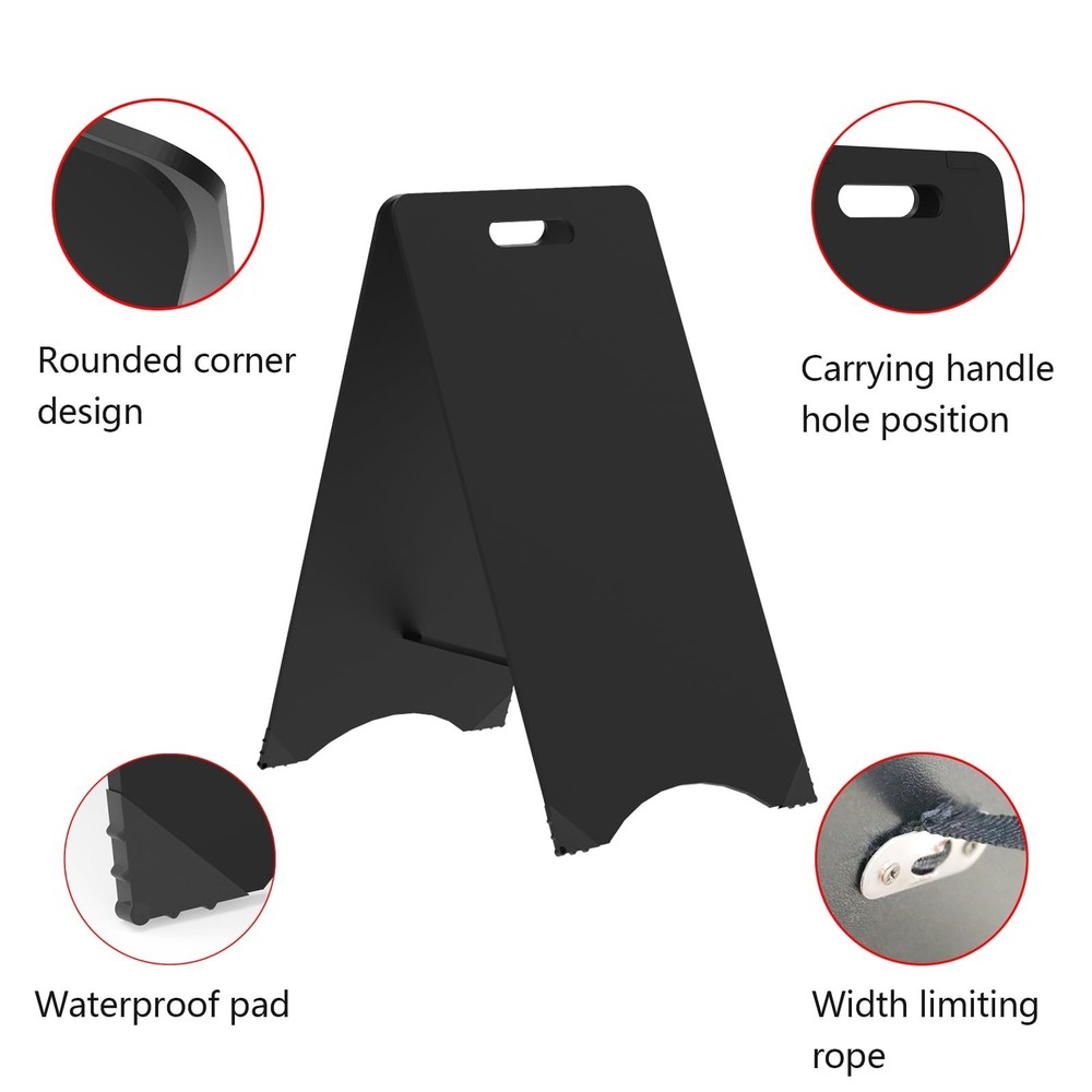 A-Frame Chalkboard 15"×30" Double-Sided Sandwich Chalkboard- Foldable Sturd