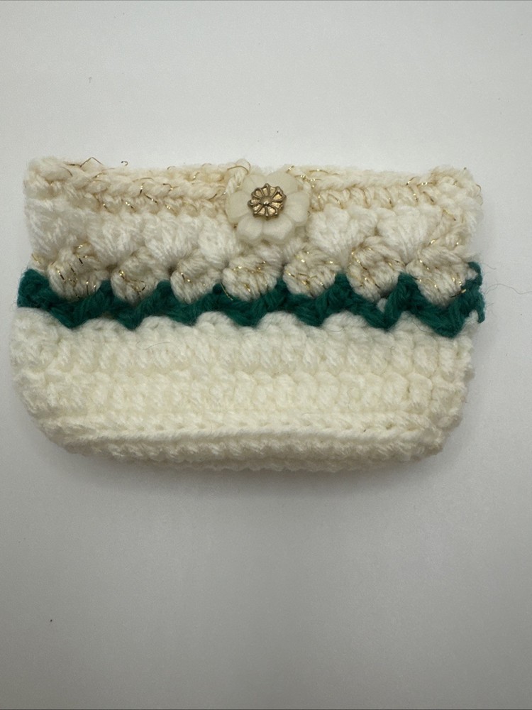 Crocheted small bag bags Getting 1