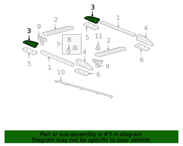 Genuine GM Cross Rail Front Support 88944272