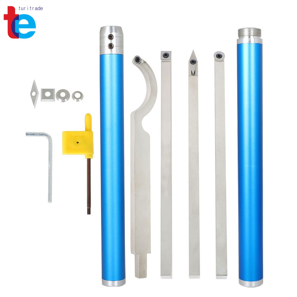 With 4 Extra Replacement Inserts 11" Carbide Lathe Tools, Wood Turning Tools