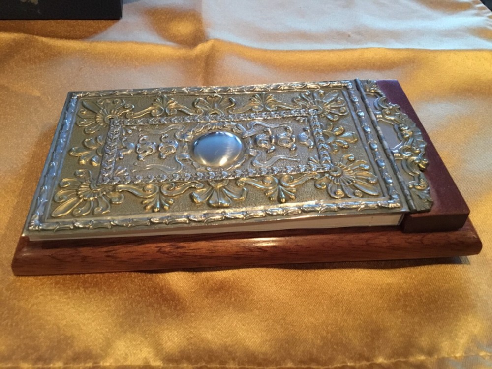 Stefani Bologna Master Silversmith Desk Note Pad~ Signed