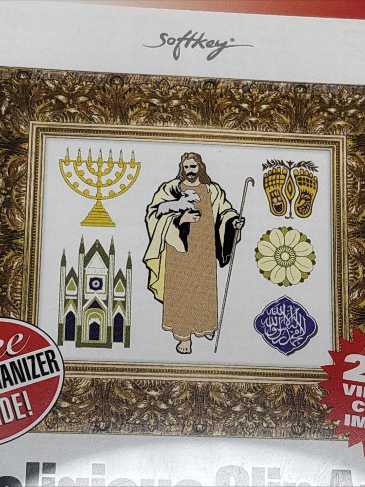 SOFTKEY Religious clip art Platinum CD-ROM 1994 Microsoft compatible