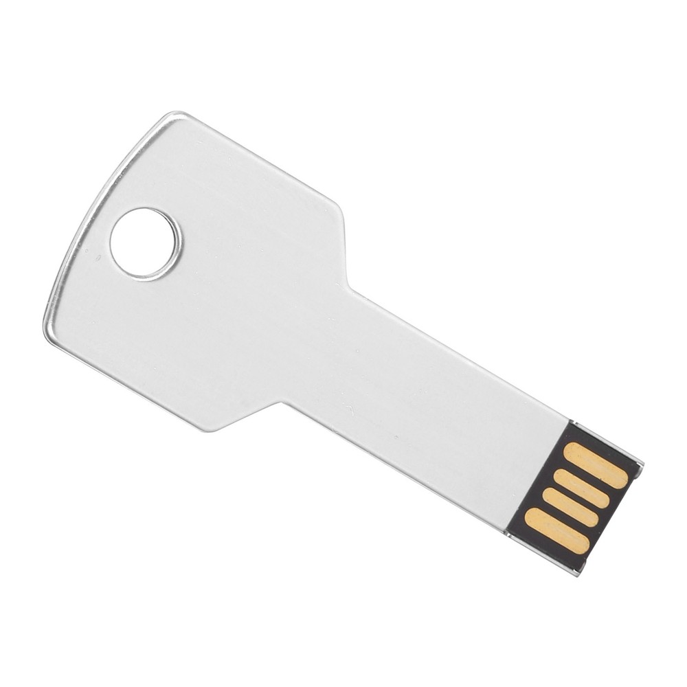 Cool Key Shape USB Flash Drive For Fast File Storage In Computer Silver