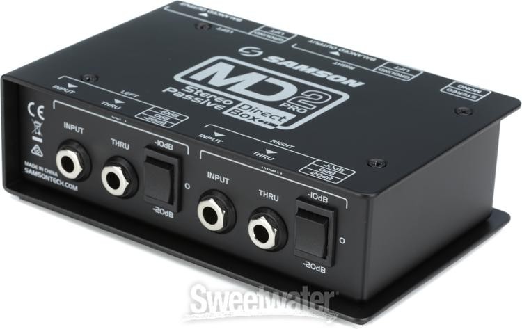 Samson MD2 Pro 2-channel Passive Instrument Direct Box
