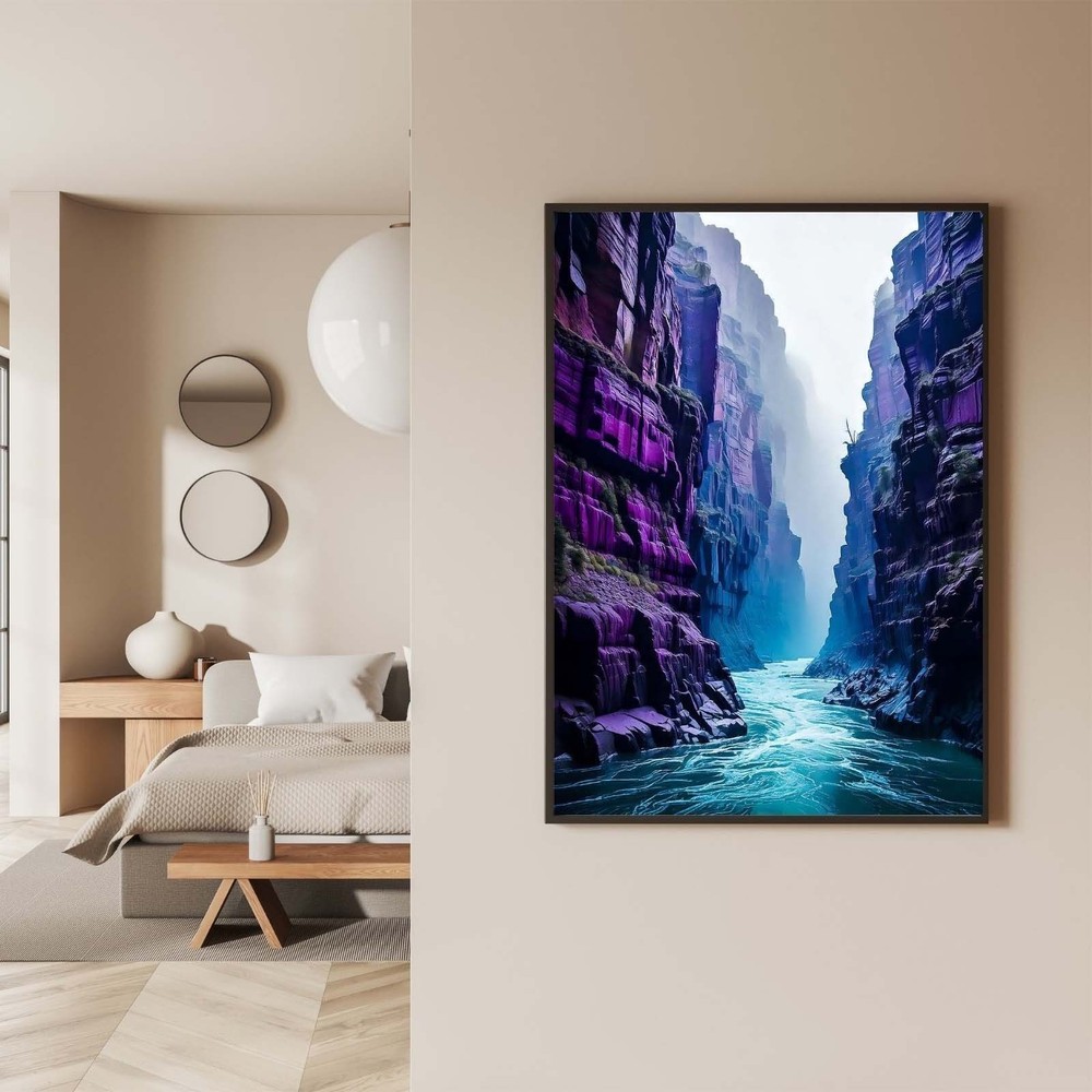 Canyon Mist Fall Printable Wall Art Digital Image Download