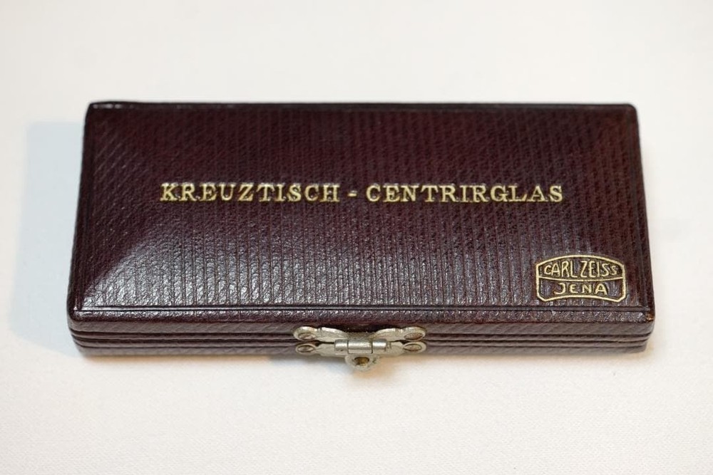 Antique Microscope Accessory – Carl Zeiss Cross Table Centering Glass