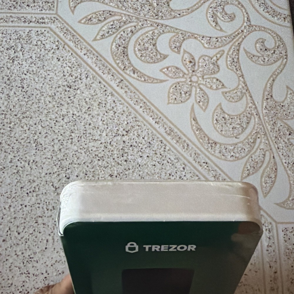 TREZOR SAFE 3 Passphrase & Secure Element Crypto Hardware Wallet Solar Gold