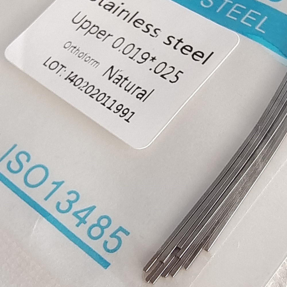 5Packs Dental Orthodontic Arch Wire Stainless Steel Natural Form Rectangular