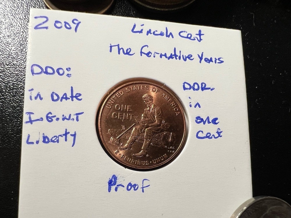 The Iconic 2009 Formative Years Lincoln Cent. DDO, DDR.