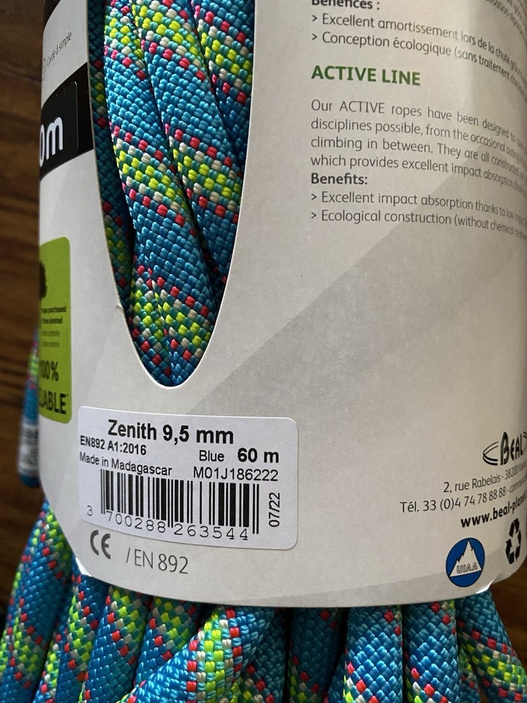 Beal 60 M Climbing Rope