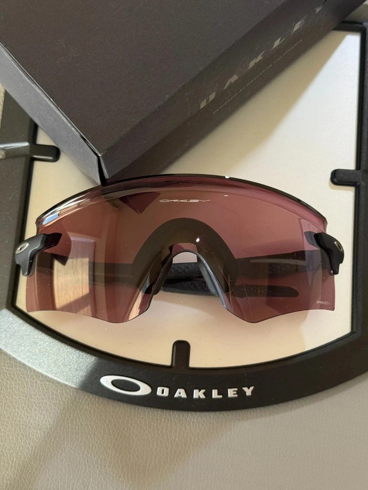 Oakley OO9471 Encoder Shield Sunglasses Matte Black Prizm Dark Golf w/case