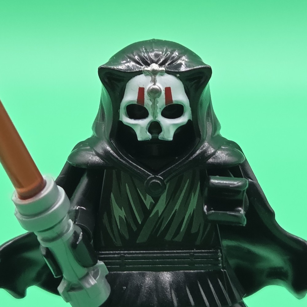 Starwars Darth Nihilus Minifigure With Base Plate- Sith Customs