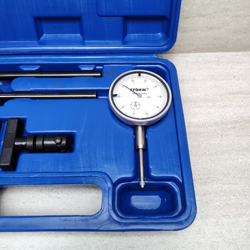 Central Storm 3D101 Dial Indicator & Magnetic Base Set w/ Case
