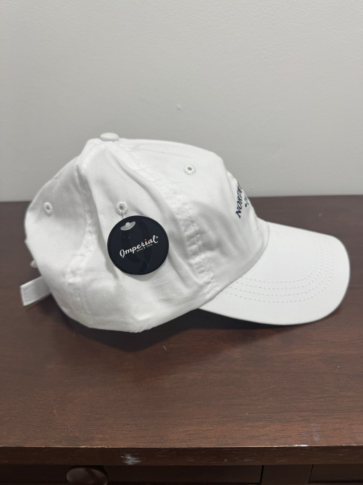 Imperial Golf White Hat Adjustable North Fork CC