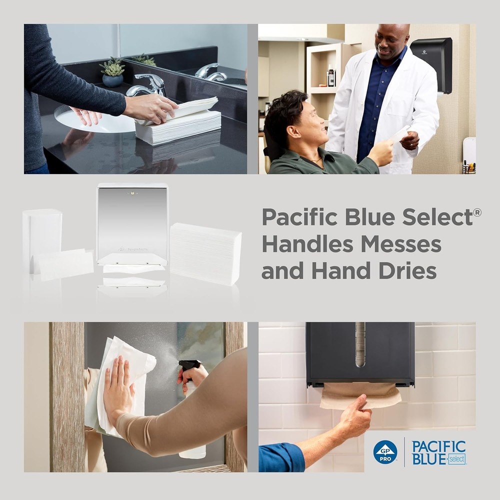 Pacific Blue Select 2-Ply Multifold Paper Towels - Bulk 2000 Sheets