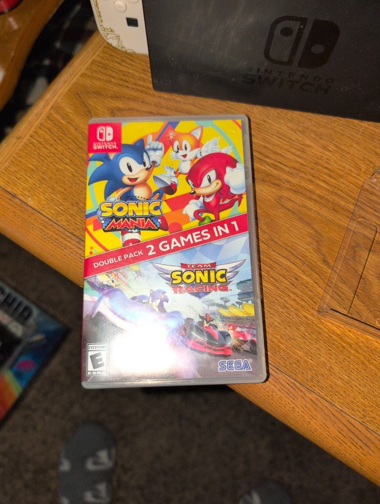 Nintendo Switch Console Bundle with Dock, Sonic Mania & Team Sonic Racing