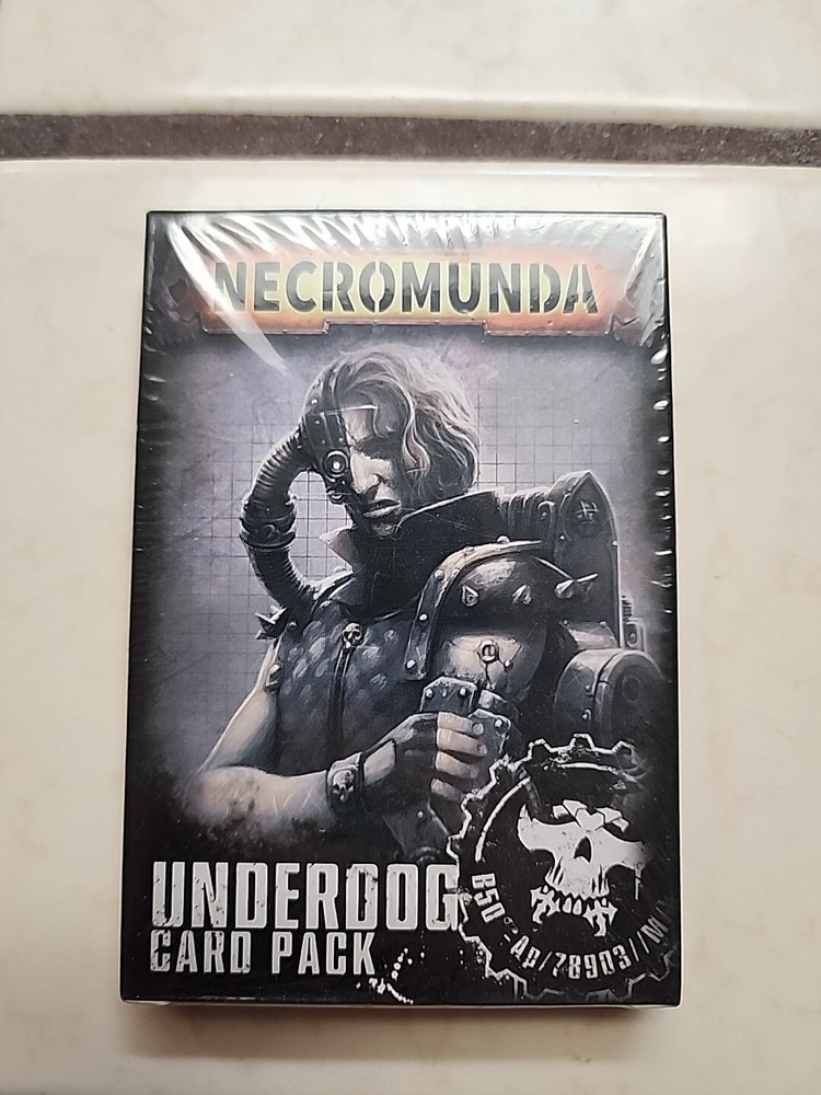 New and Sealed Games Workshop Necromunda Underdog Card Pack
