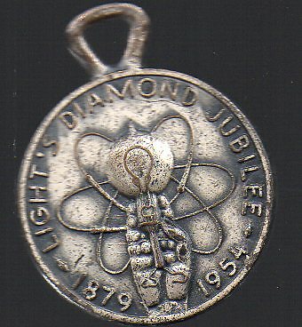 Light's Diamond Jubilee - Vintage 1954 Medal