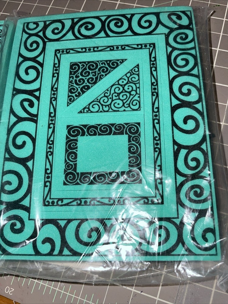 Foam Rubber Stamp Set -Borders Corners