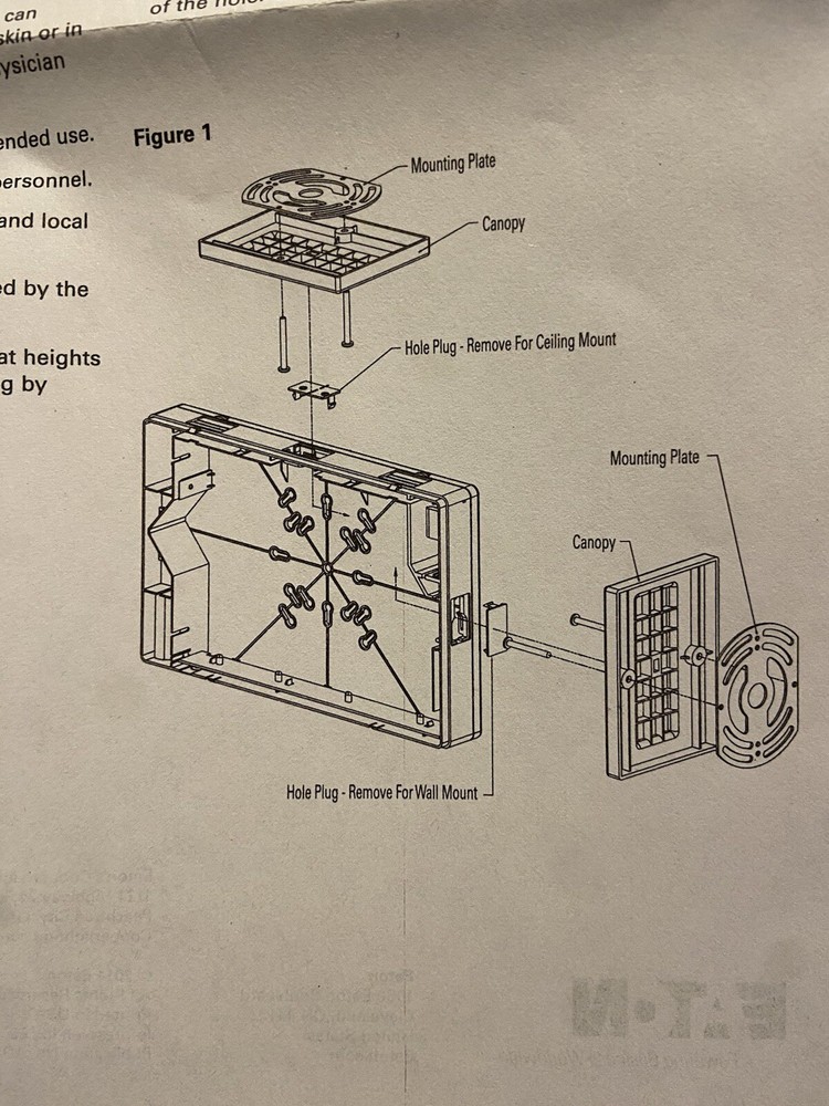 All Pro Exit & Emergency Lighting Sign LED Red Green Wall Ceiling End Mount NOS
