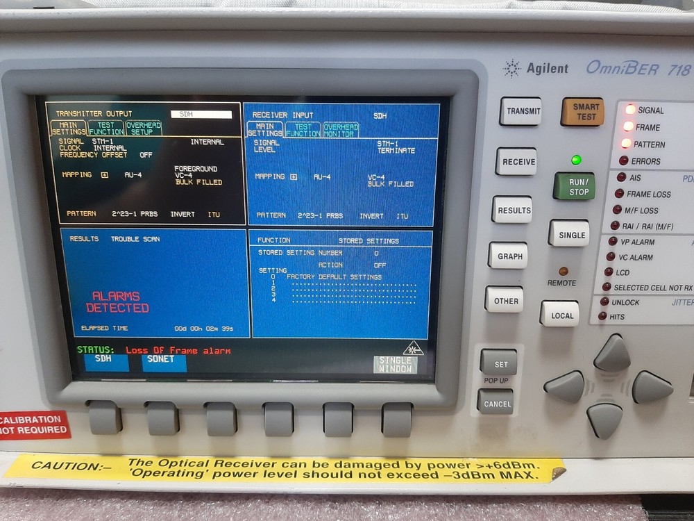 Agilent 37718C Omniber 718 Communications Performance Analyzer