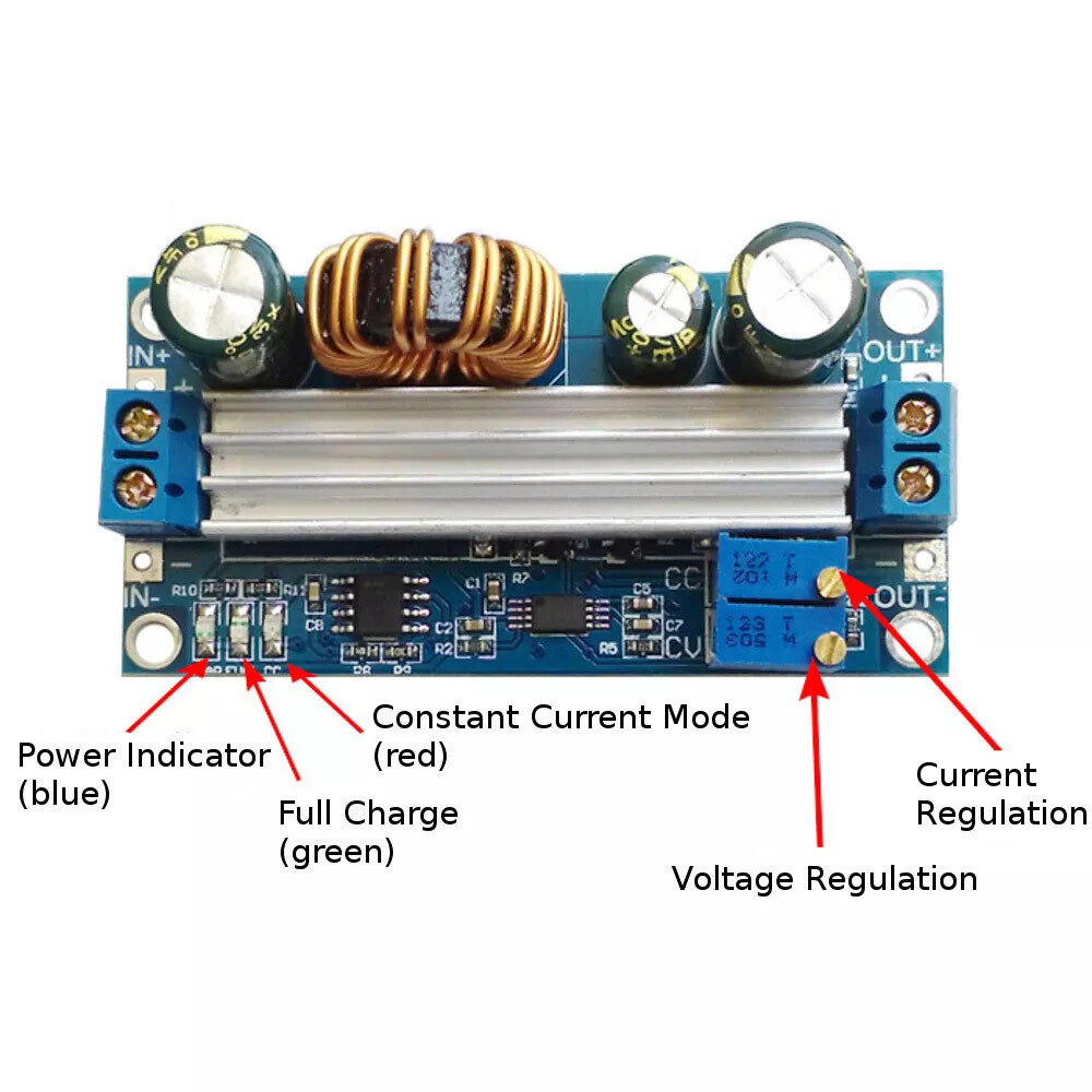 2 set DC Buck Boost Voltage Converter Constant Current Module Step Power Up/Down