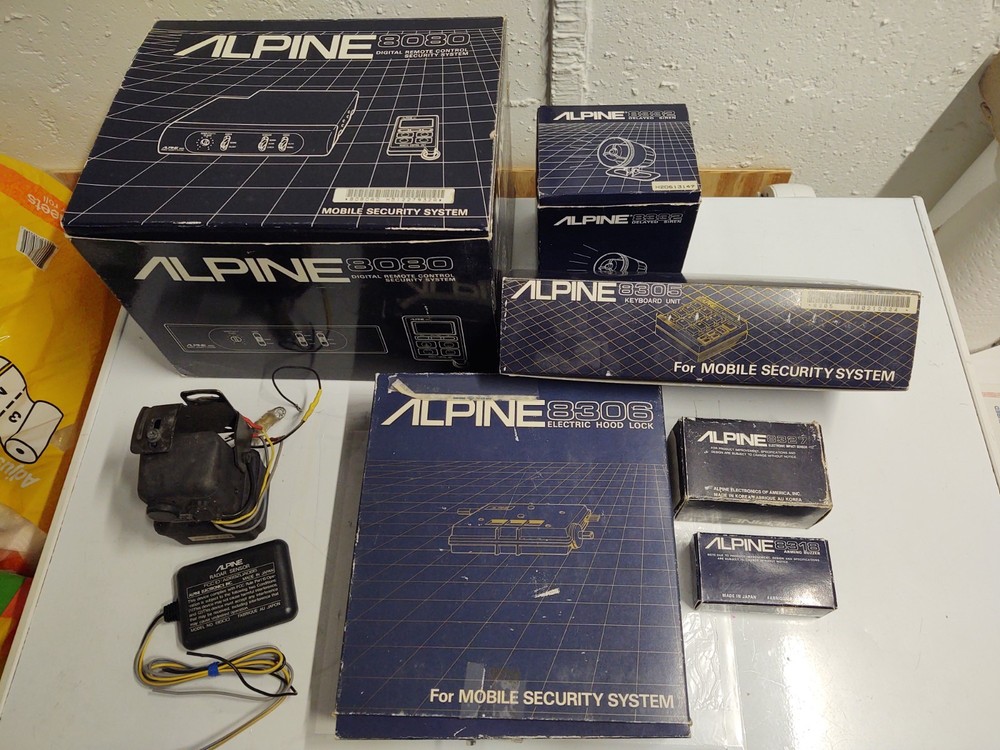 Vintage / Old School Alpine 8080 Security System Bundle